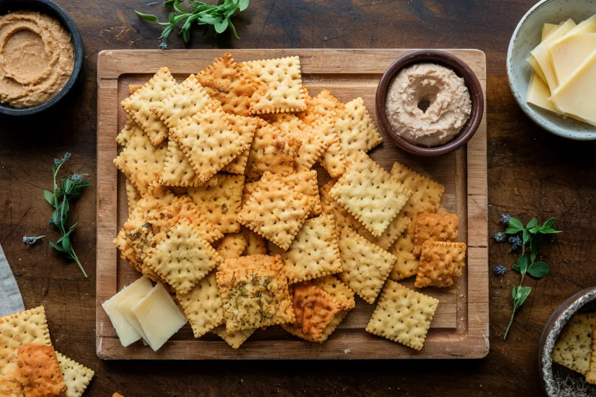 Sourdough Discard Crackers