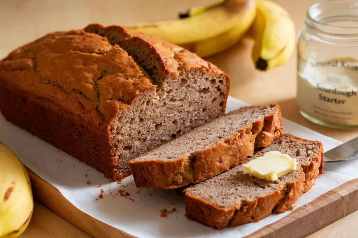 sourdough banana bread