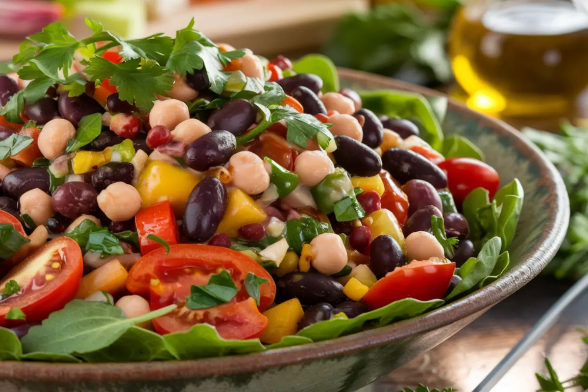 How long is bean salad safe to eat?