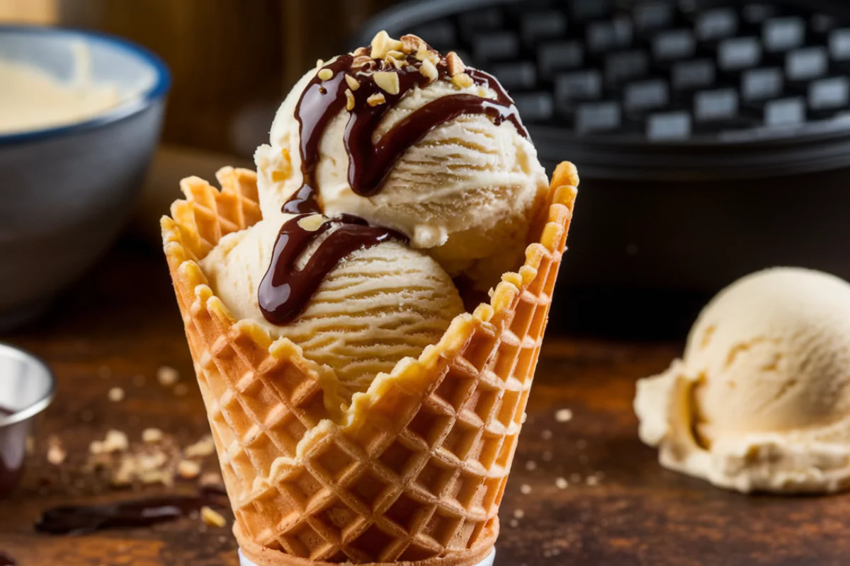 Homemade Waffle Cones