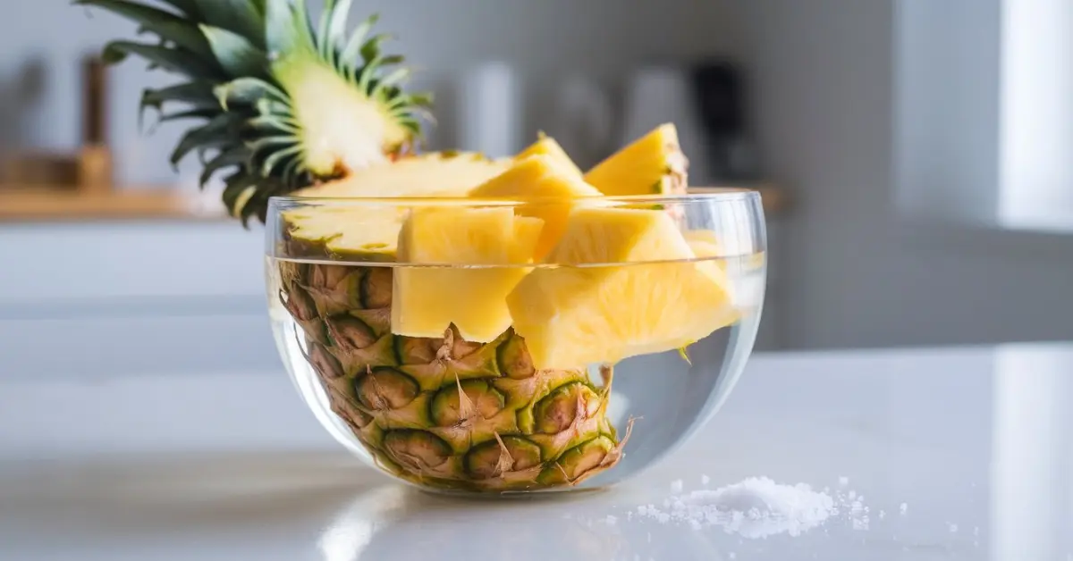 Why You Should Soak Pineapple in Salt Water Before Consuming It