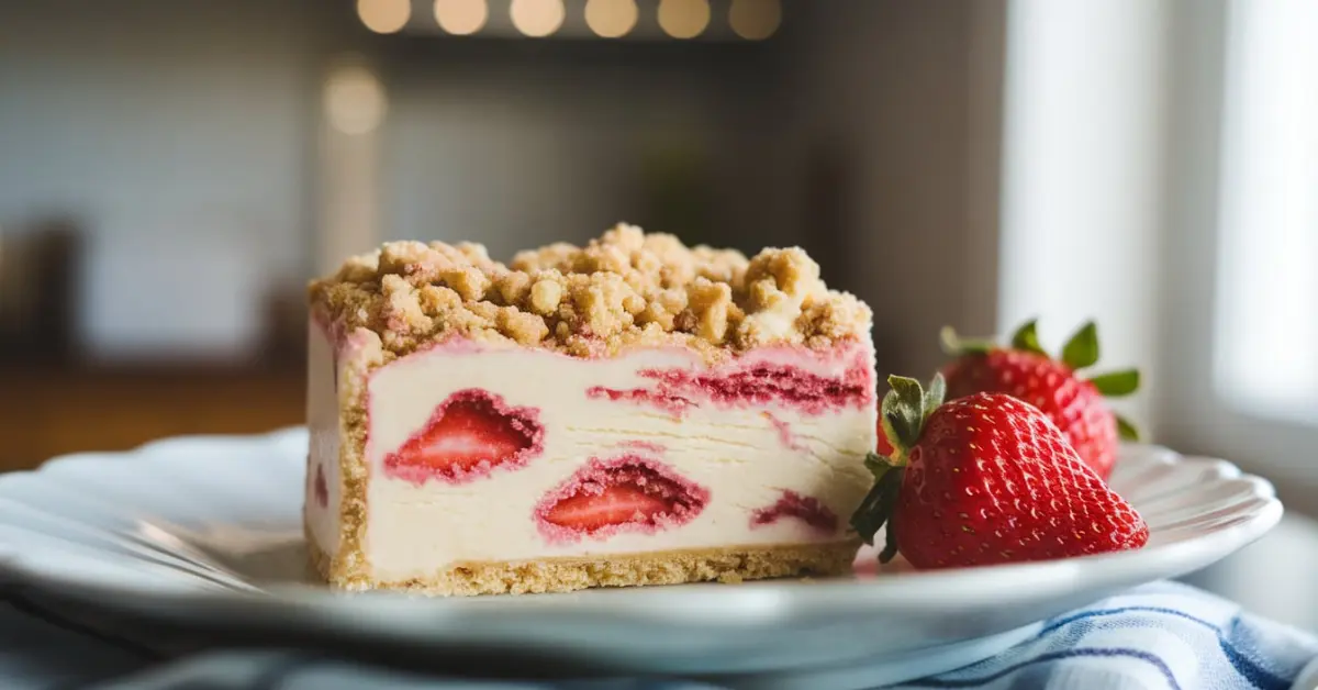 strawberry shortcake ice cream bar