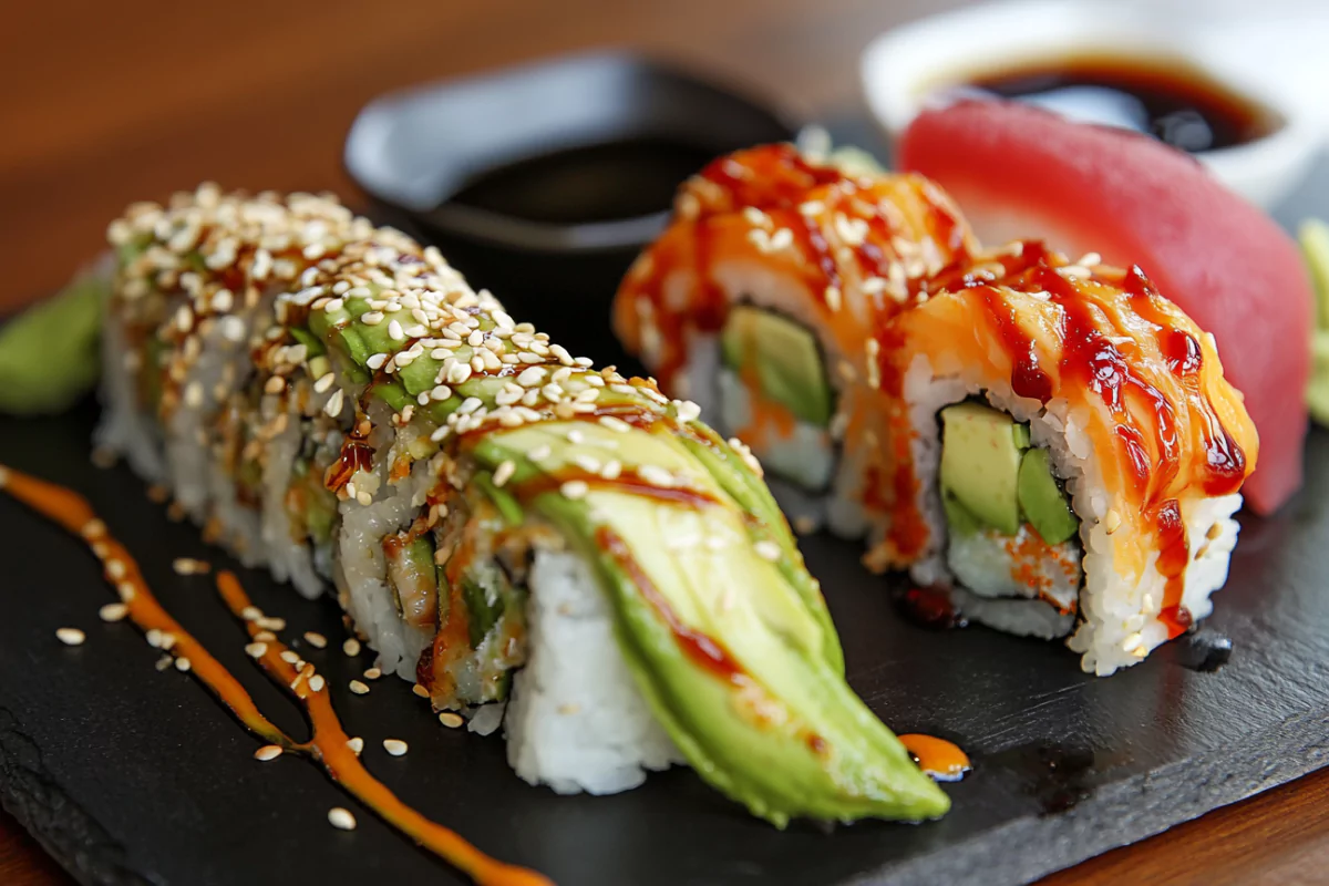 Difference Between a California Roll and a Dragon Roll