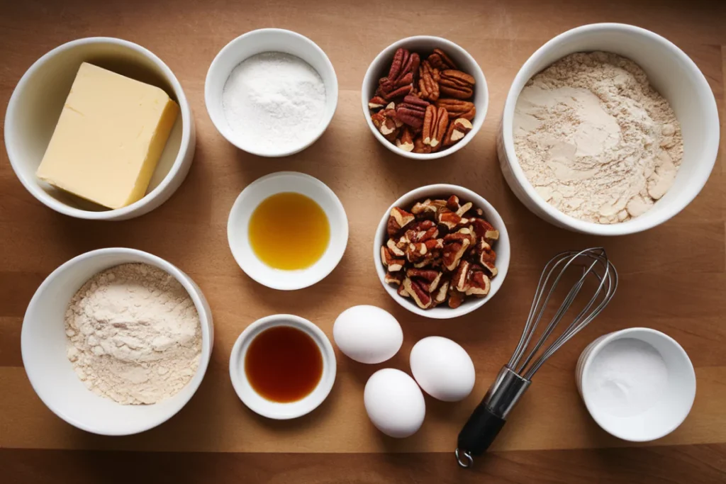 Ingredients for Pecan Pie Cookies